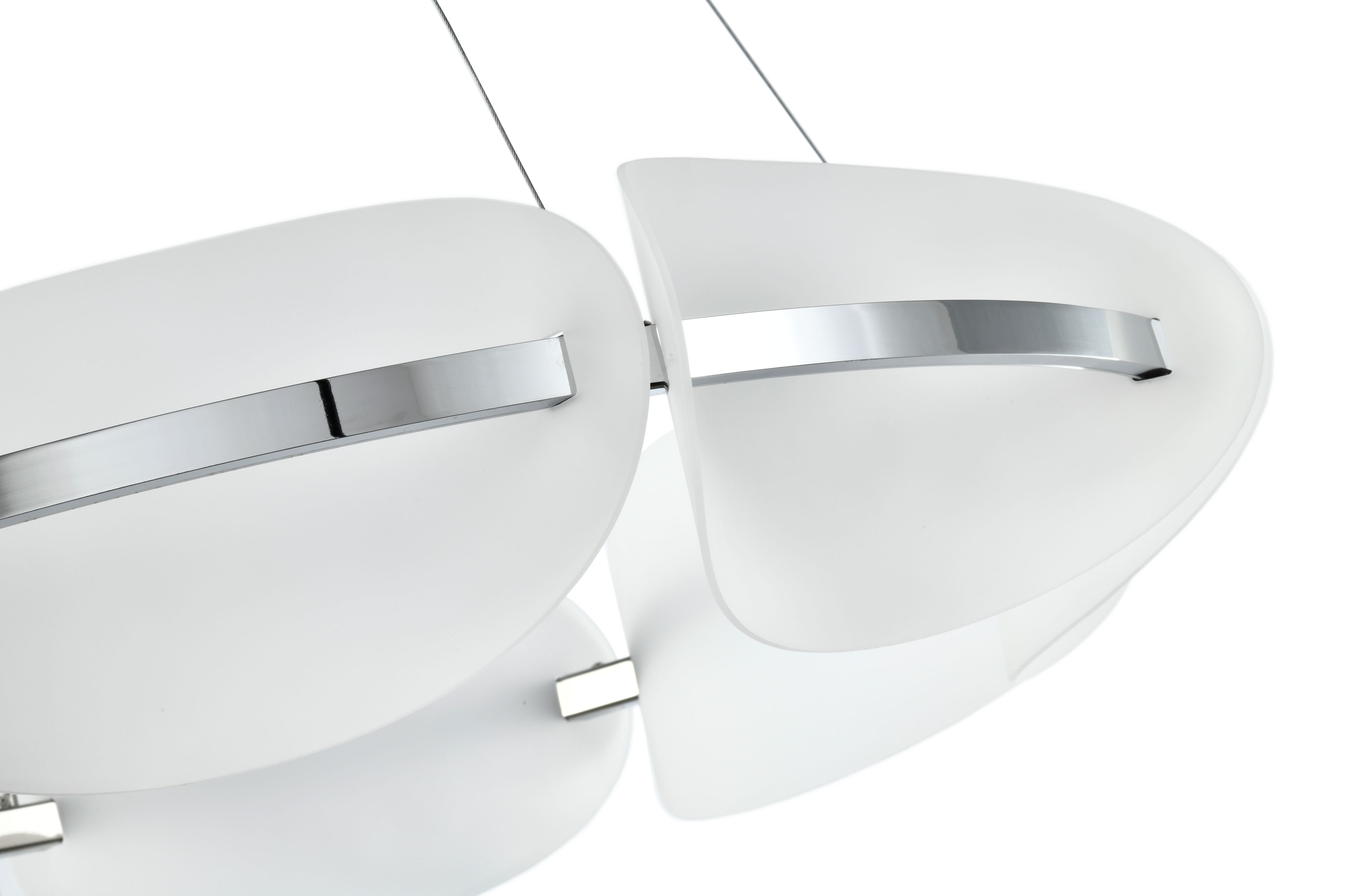 Светильник подвесной 80*18 см, LED 40W 4000K хром Zortes Moon ZRS.1211.80