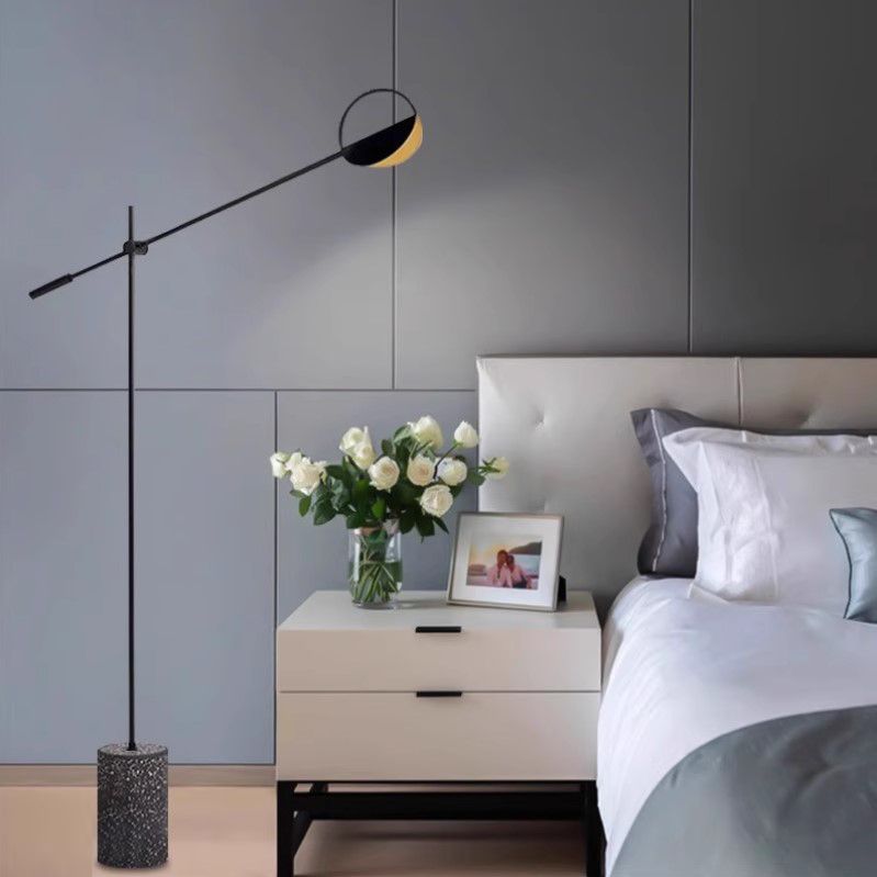 Торшер BOLIA LEAVES Brass 169*98*169 см, 1*LED*4W, ImperiumLoft 41.212, Белый, Золотистый