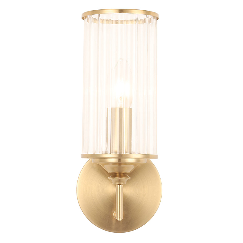 Бра 33 см, Crystal Lux GLORIA AP1 BRASS, латунь