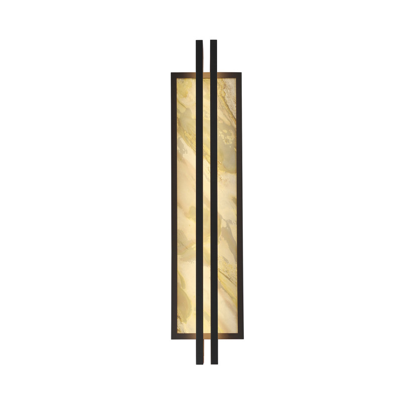 Бра 12,5*16*70 см, 30W, Favourite Tallar 4442-1W матовый черный/зеленый песчаник