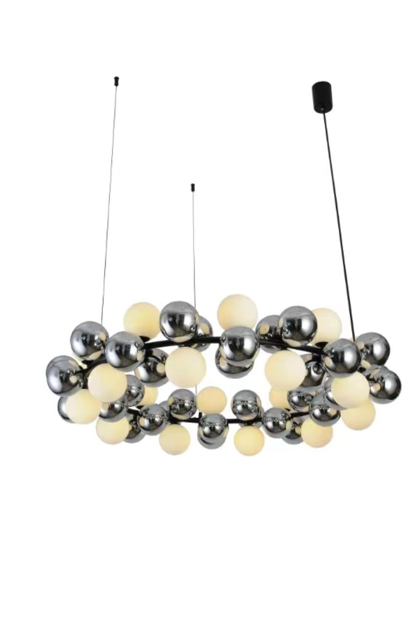 Подвесной светильник 80*150 см, 14*G9 MODESTYLE MS.8055.14 BK черный