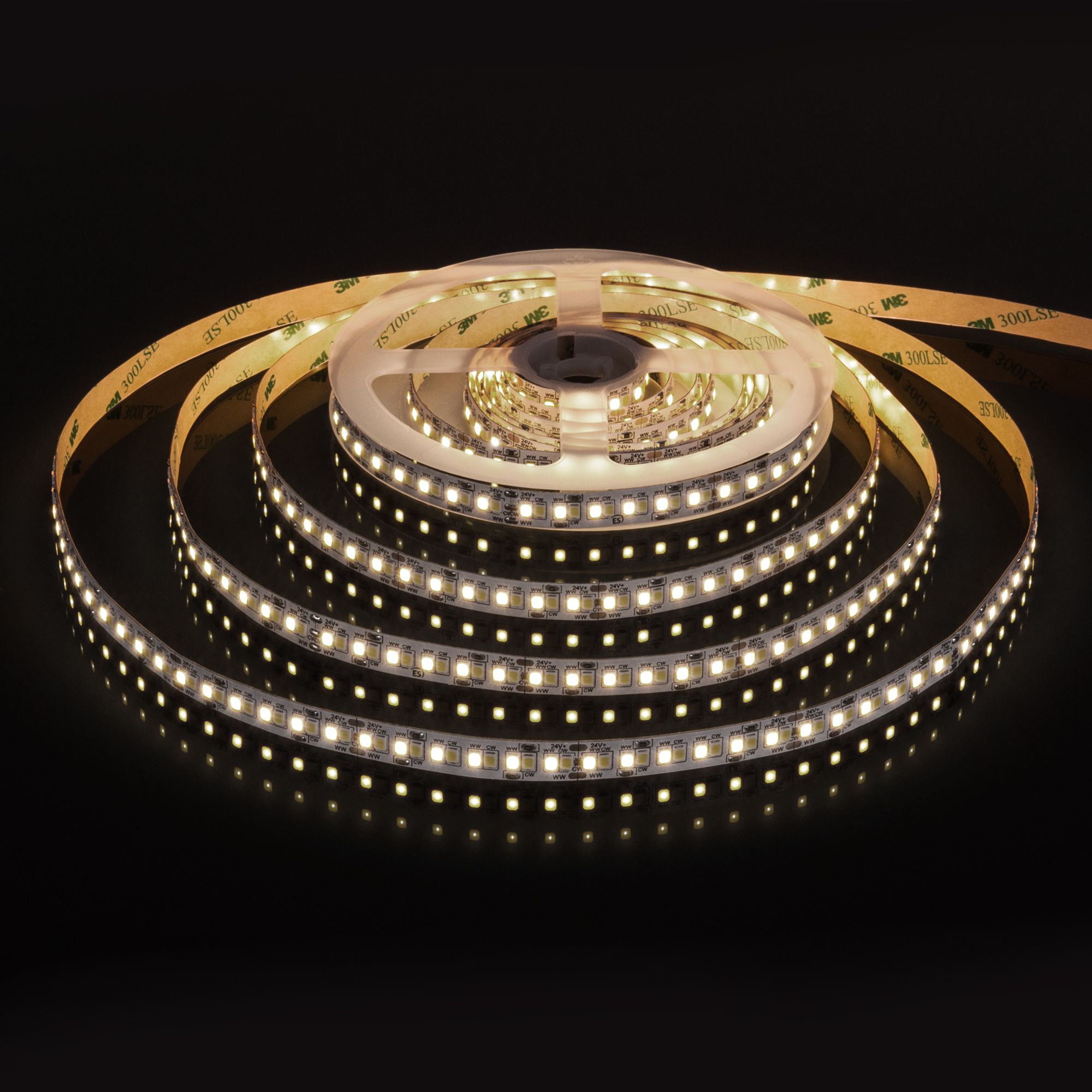Светодиодная лента Лента светодиодная 24V 16W 240Led 2835+2835 IP20 MIX теплый белый/холодный белый, 5м Elektrostandard