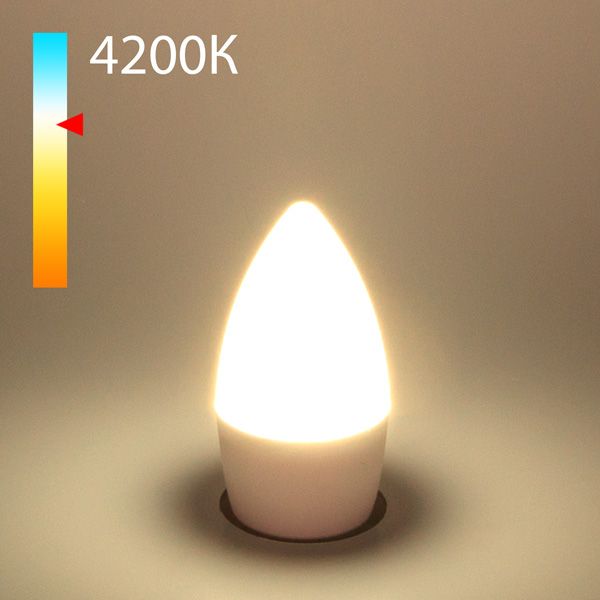 Светодиодная лампа "Свеча" C37 8W 4200K E27 BLE2716 Elektrostandard