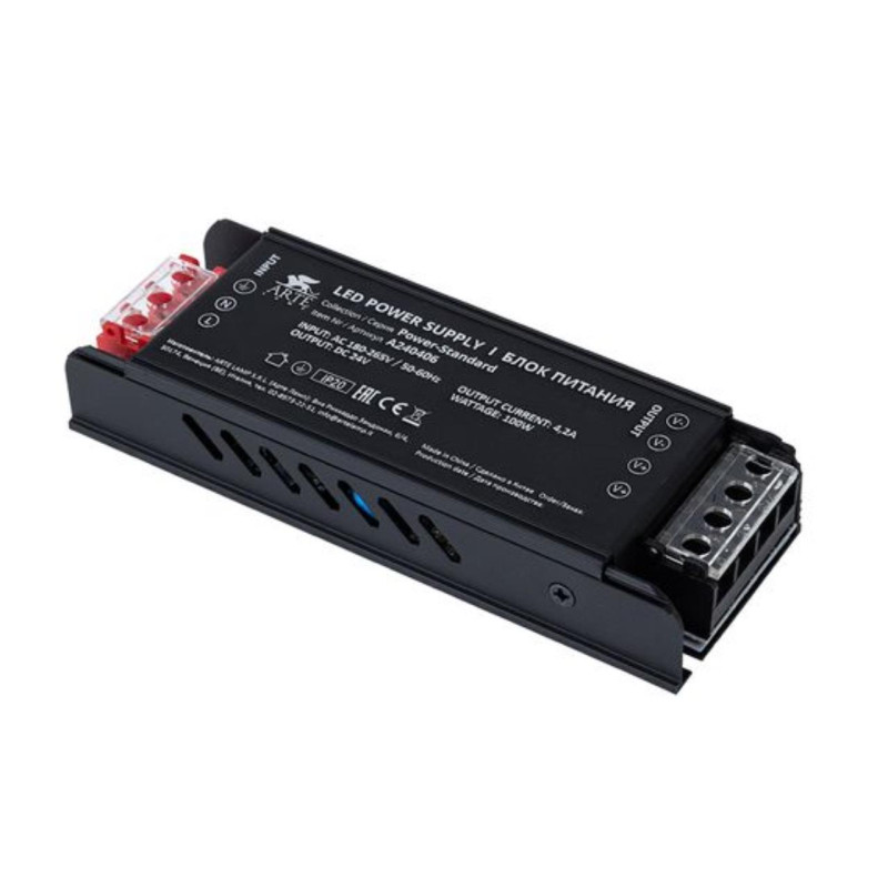 Блок питания 24V 100W IP20 4.2А Arte Lamp STANDART A240406N