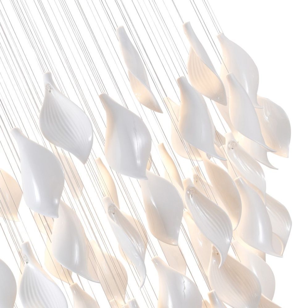 Люстра подвесная 100 см, Stilfort 4042/01/130P, белый