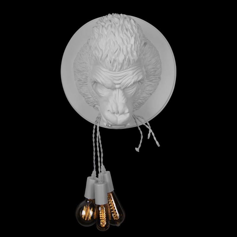 Светильник *41 см, 3*E27*W, Loft It 10178 White Gorilla, Белый