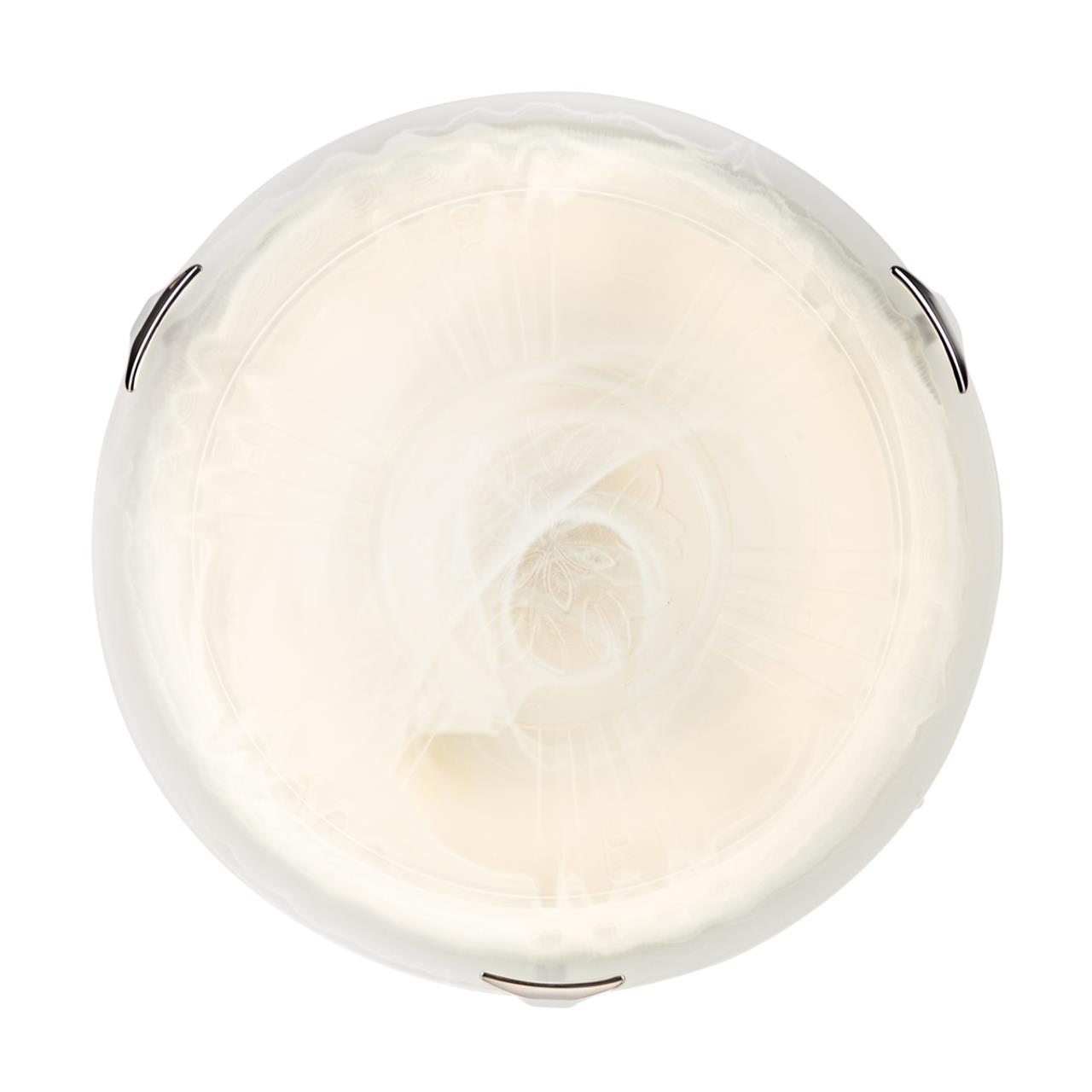 Cветильник 40,5*12,5 см, LED 48W, 4000 К, IP20, белый/хром, стекло Sonex Lufe, 7601/DL