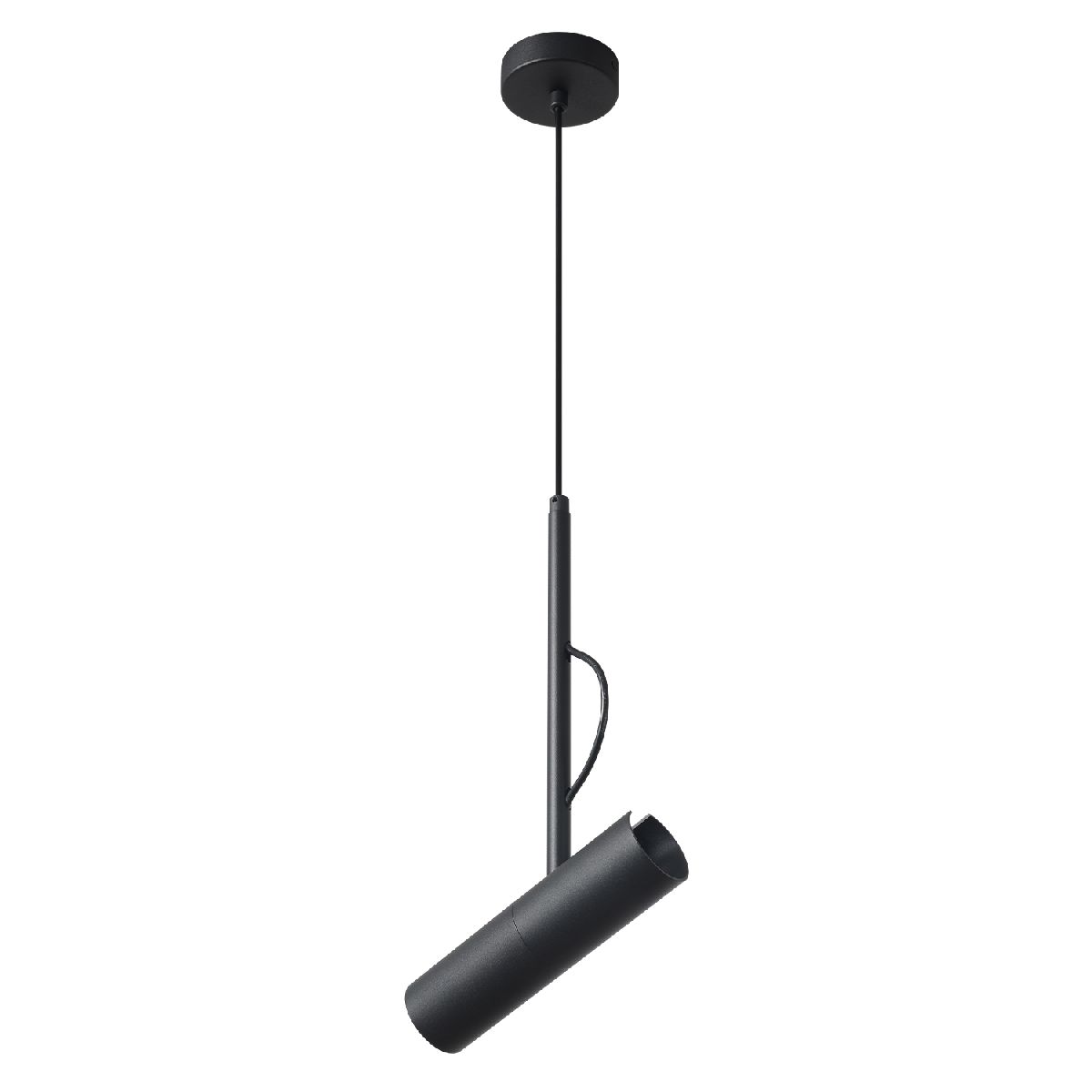 Подвесной светильник 6 см, Crystal Lux CLT 060C1 BL, черный