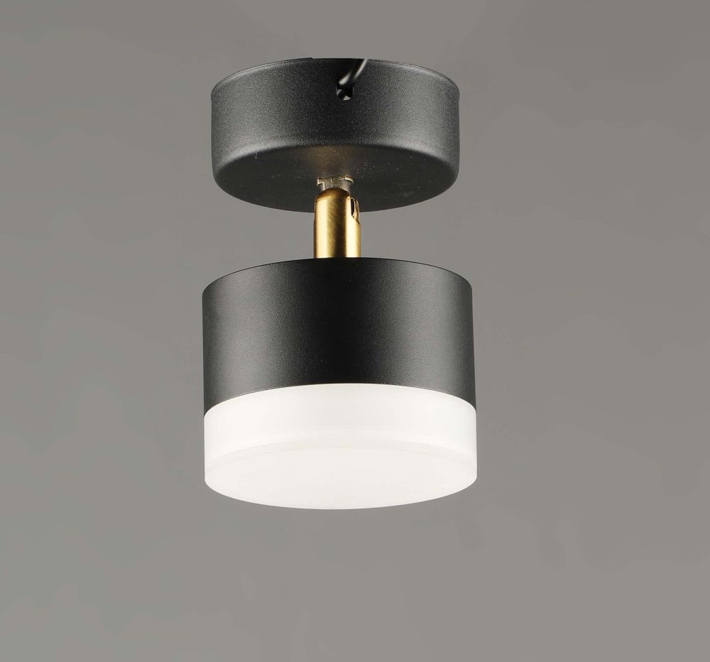 Люстра Ø85 x H120, мм, 1*15W, BK (Черный) Rilon 7023/1 BK