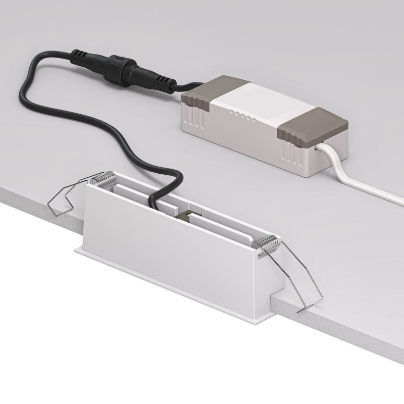 Встраиваемый светильник 12,6*3,1* см, LED * 10W, 4000K, Denkirs Space DK2514-WB, белый
