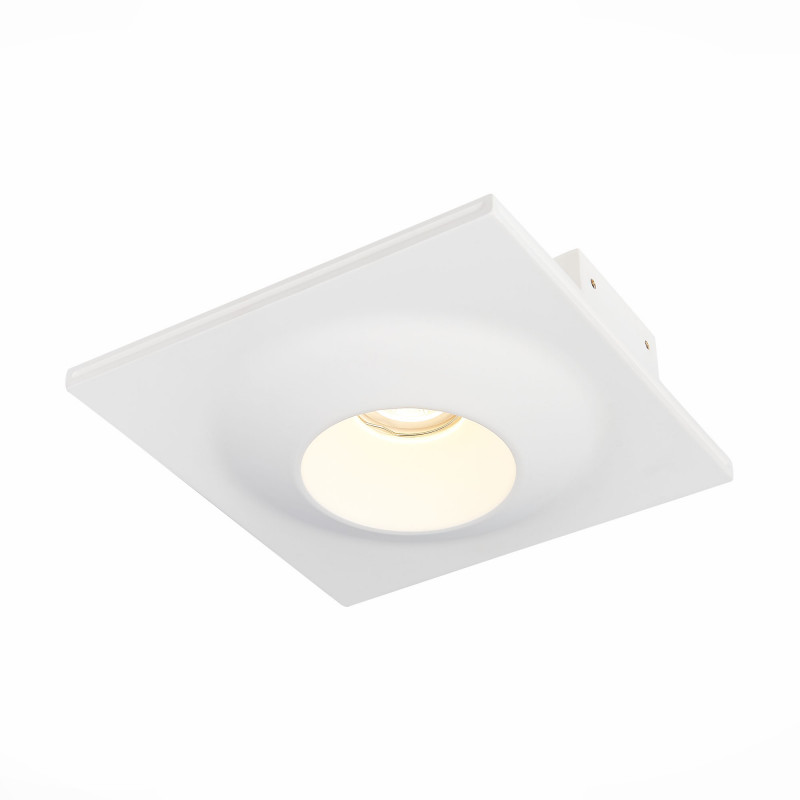 Встраиваемый светильник из гипса 22*22 см, 50W, ST LUCE ST253.508.01 Белый