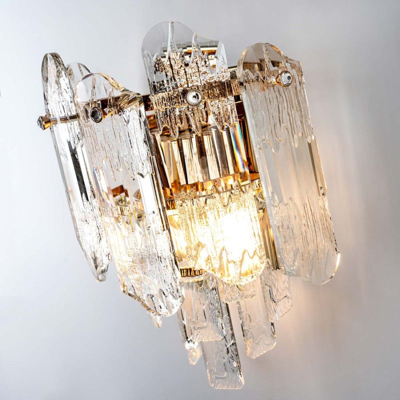 Настенный светильник 23x14x26см, Е14, 2x40Вт, , Modelux ML.7083.02 GD Золото