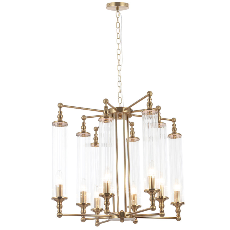 Светильник 65 см, Crystal Lux TOMAS SP8 D650 BRASS, латунь