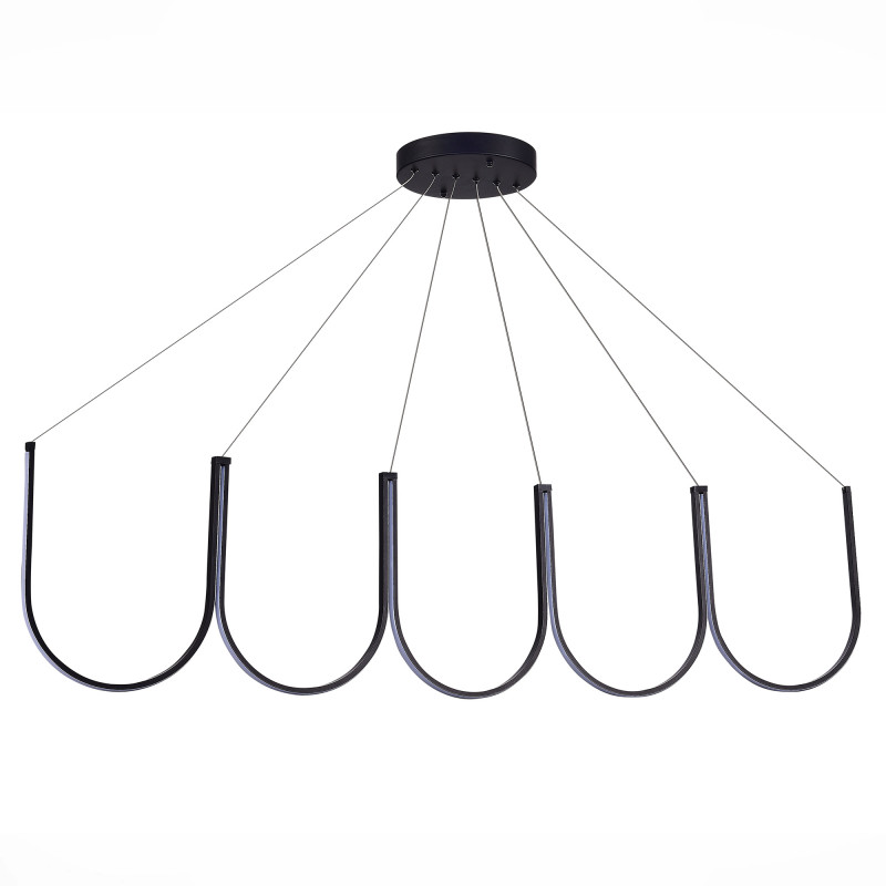 Светильник подвесной 155 см, 68W 3000K ST LUCE HEIT SL6202.413.01 Черный
