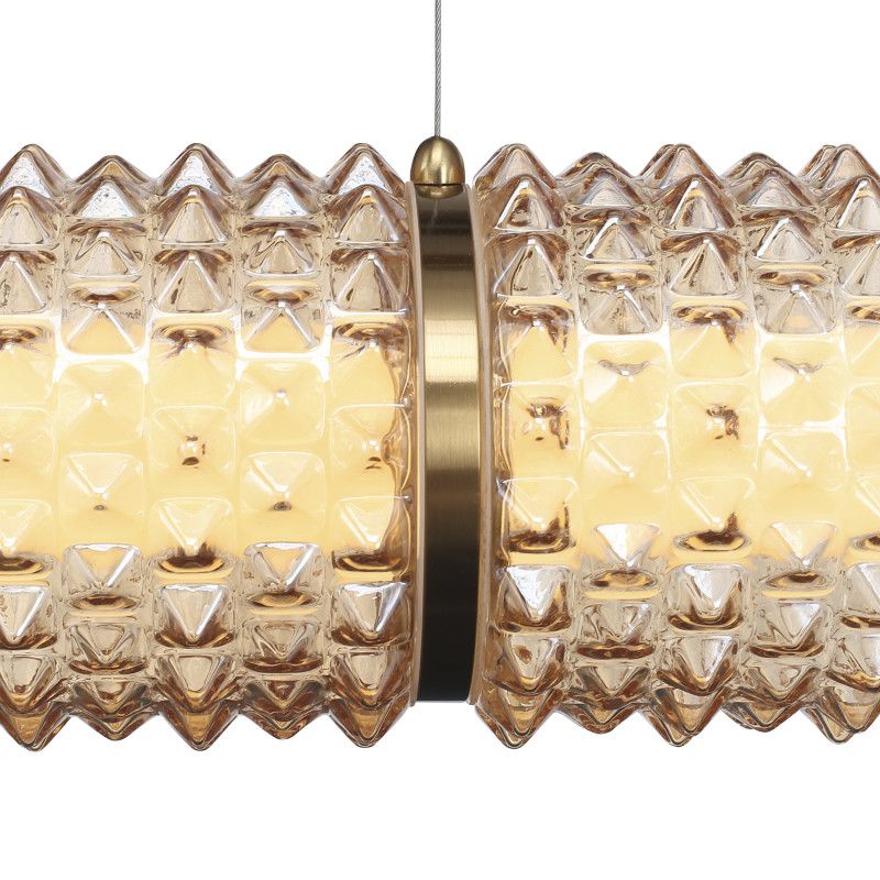 Подвесной светильник 104*15*150 см, 1*LED*37W, 4000K, ST-Luce Saguaro SL6144.313.01, латунный