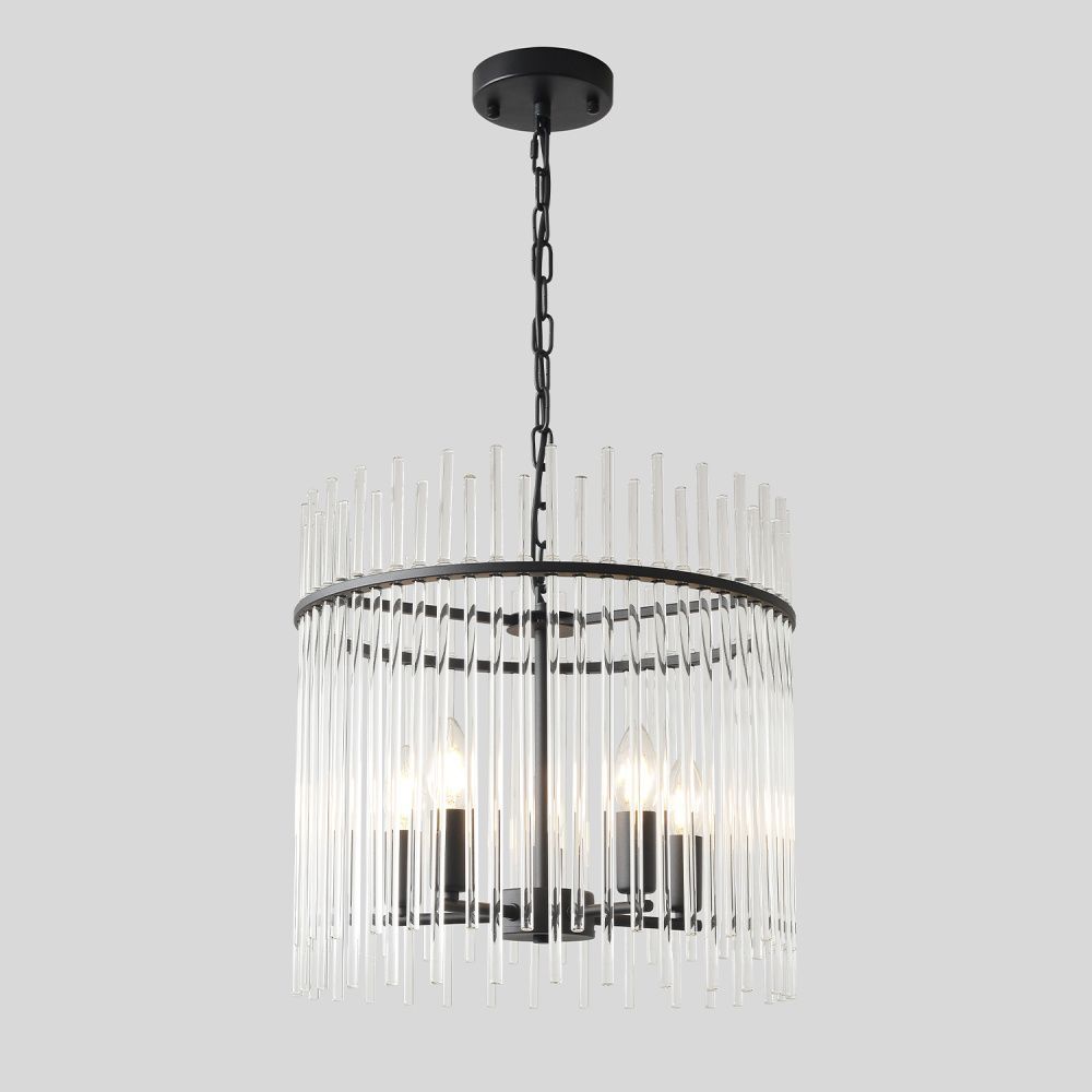 Люстра 40 см, Crystal Lux CLARO SP5, черный