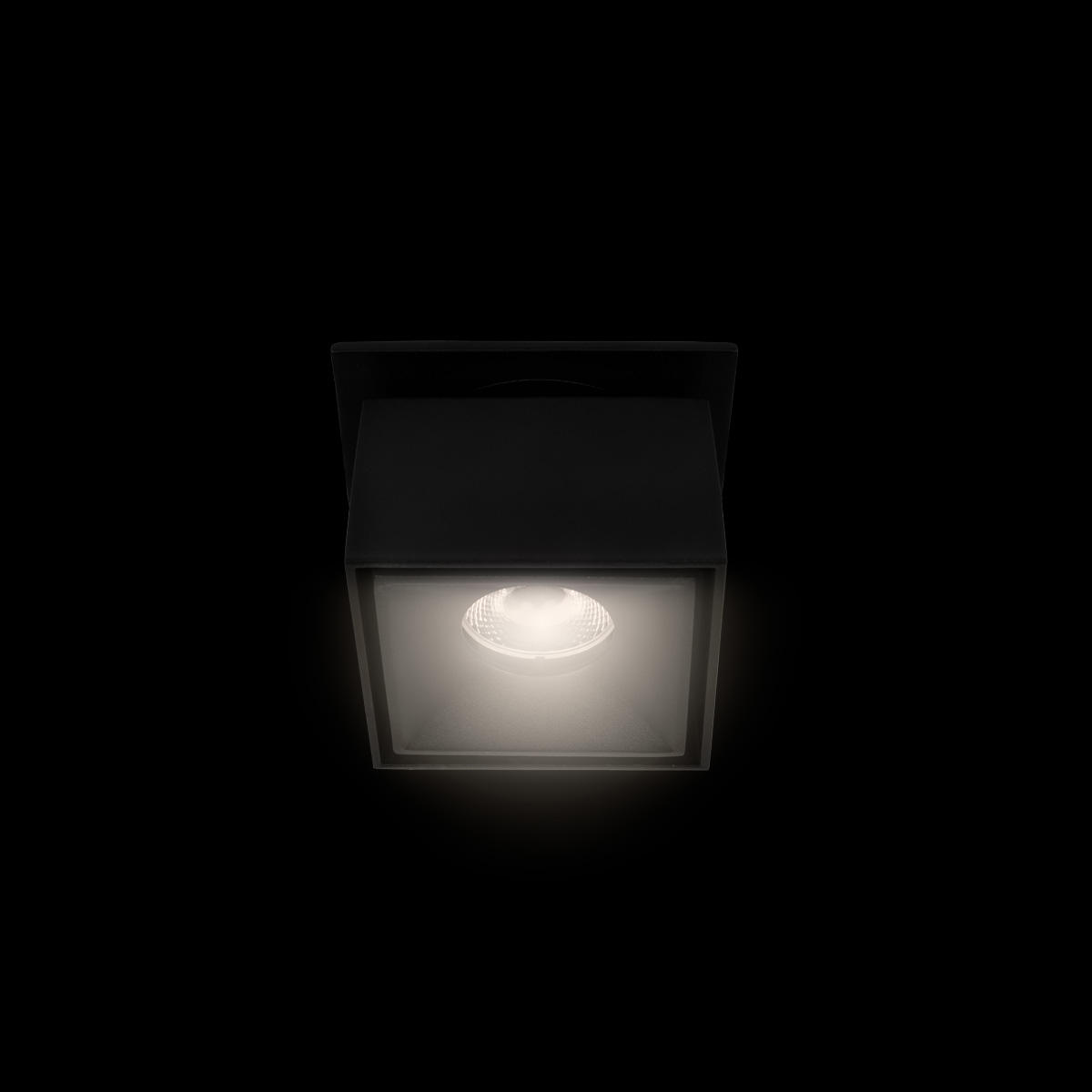 Встраиваемый светильник 9*9*7 см, 1*LED*12W 4000K LOFT IT Top 10325/B Black черный