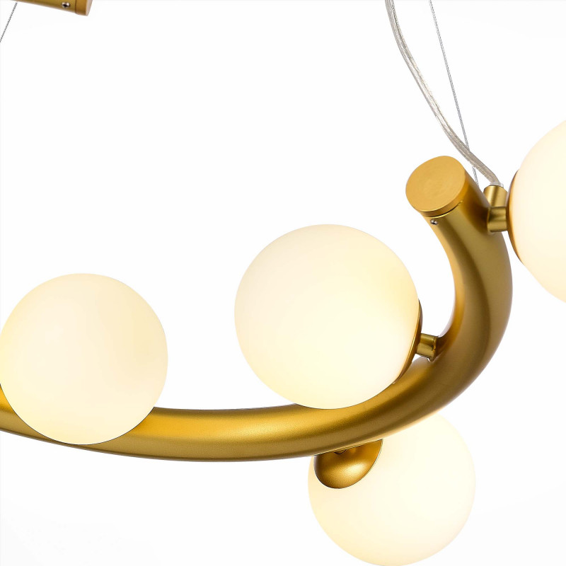 Светильник подвесной 58 см, ST LUCE ASOLO SL1185.203.09 Золотистый