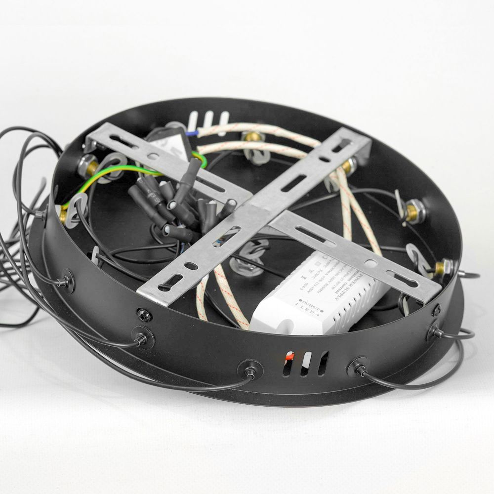 Люстра подвесная *75*80-150 см, 26*led*3W, 4000K, Lussole Hopkins LSP-7397, черный