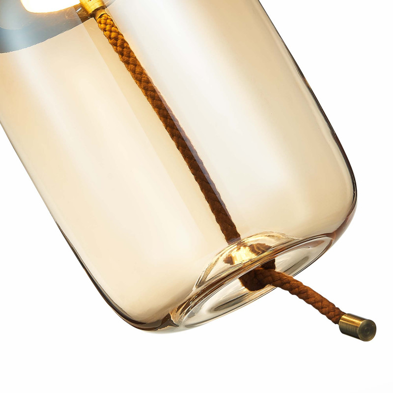 Люстра подвесная 18 см, 10W 3000K ST LUCE OZZIO SL6108.323.01 Бронза