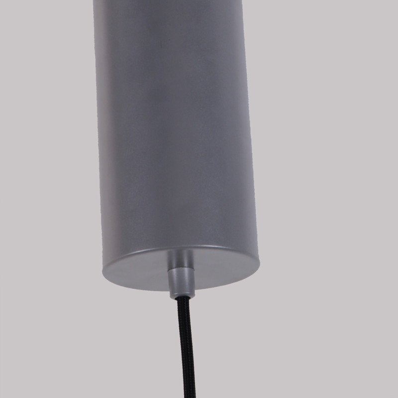 Подвесная люстра 60*190 см, 60W, Favourite Vertex 4285-6P Матовый серый и белый акрил