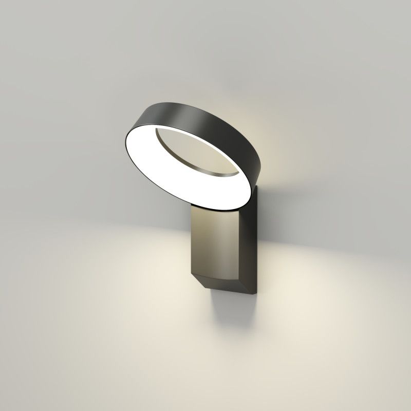 Бра 16,5*18*26,5- см, *LED*12W, 3000K, Denkirs SANVIK DK9712-BK, черный алюминий