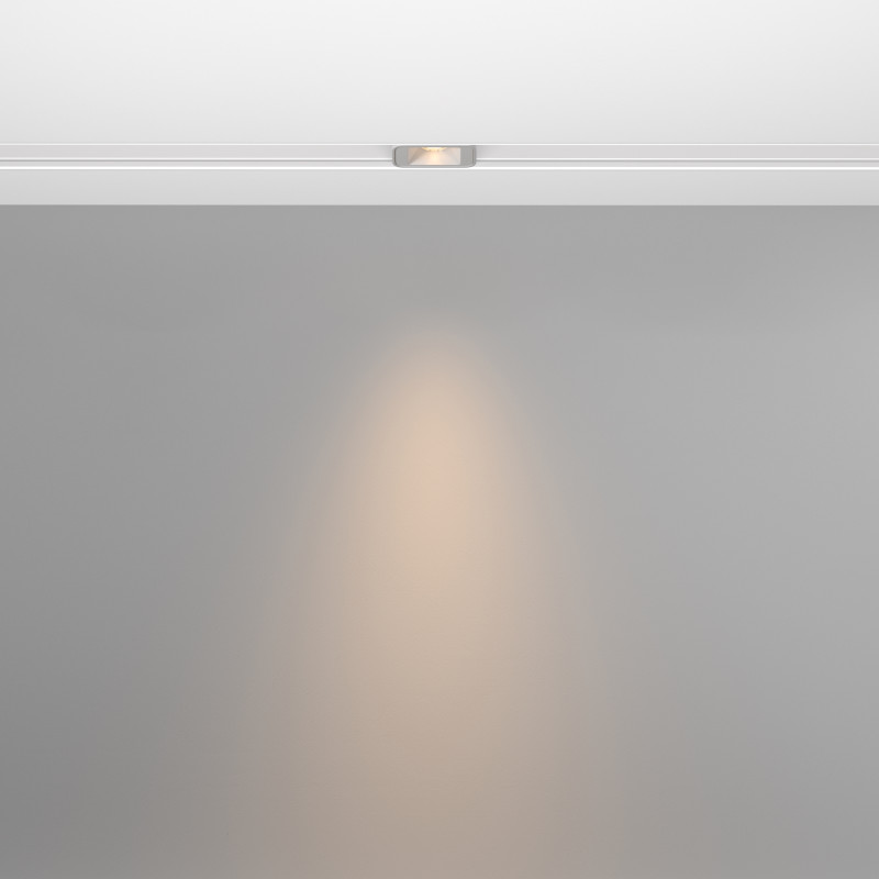Светильник на шине 3,6*2,1*4,5 см, LED, 2W, 3000К, Maytoni Technical Points S TR100-2-2W3K-S-W белый