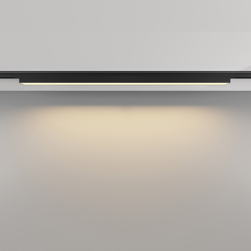 Трековый магнитный светильник 60 см, 16W, 2700K, Maytoni Basis TR192-1-16W2.7K-B, черный