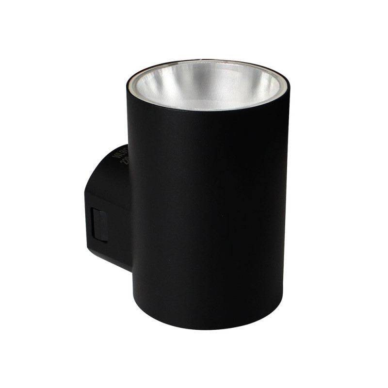 Уличный настенный светильник 12 см, 9W, 3000-6500K, Arte Lamp Alcyone A6109AL-1BK, черный