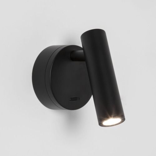 Настенный светодиодный светильник с поворотным плафоном Astro 7499 Enna Surface, черный