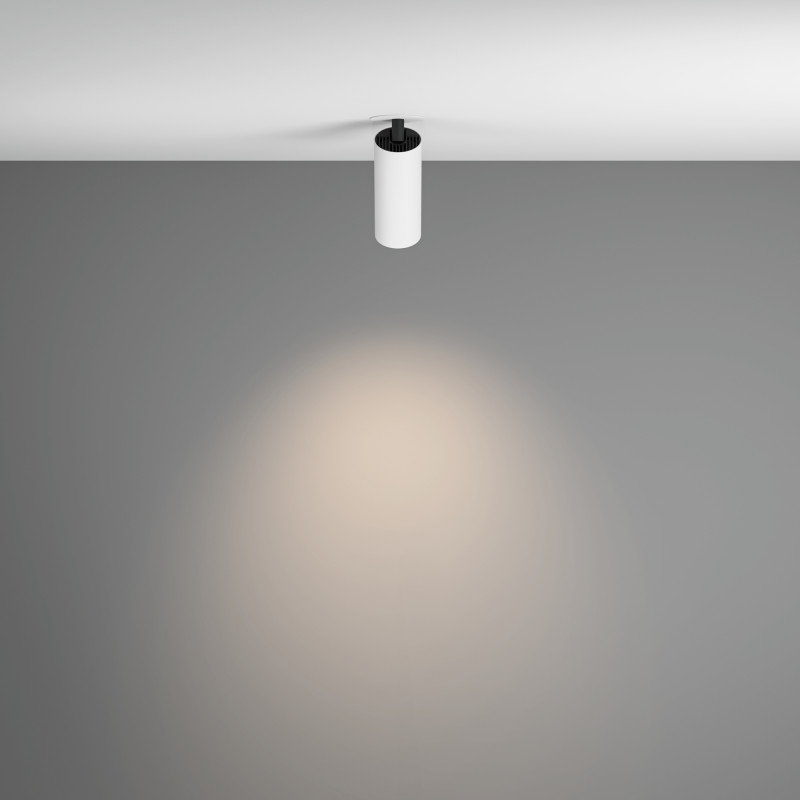 Светильник 5 см, 12W, 4000K, Maytoni FOCUS LED C053CL-L12W4K-W-W, белый