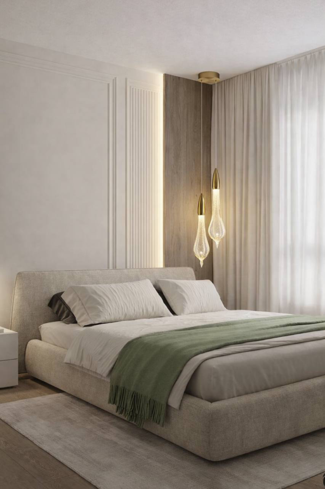 Светильник *13*43 см, LED*9W, 4000K, Modelux  ML.89181.2 BS, Латунь