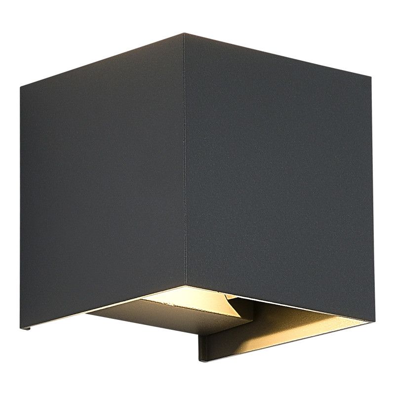 Светильник настенный 10*10*10 см, *LED*10W, 3000K, ST-Luce BRIK SL9513.701.01, серый