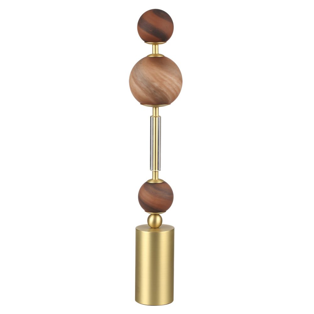 Светильник 66 см, 4W, 2500K, Odeon Light 5457/4TL, латунь