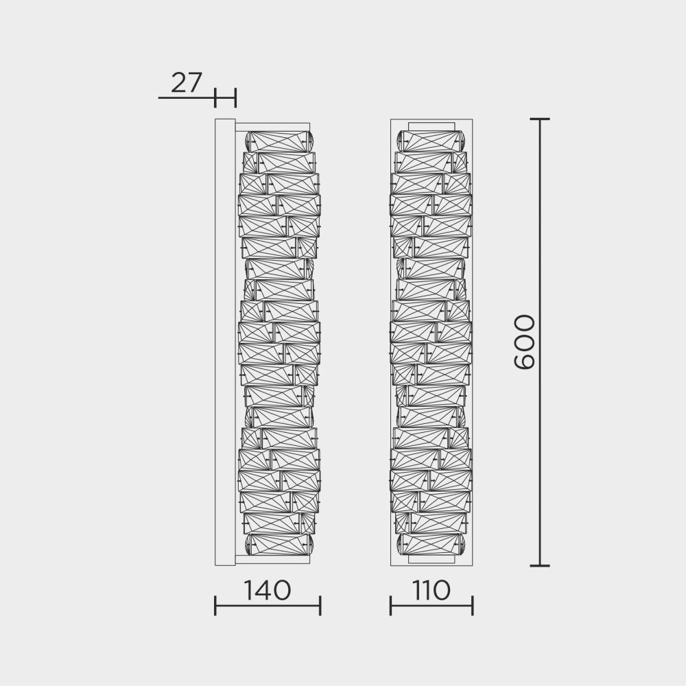 Настенный светильник MODELUX ML.541.600 GD
