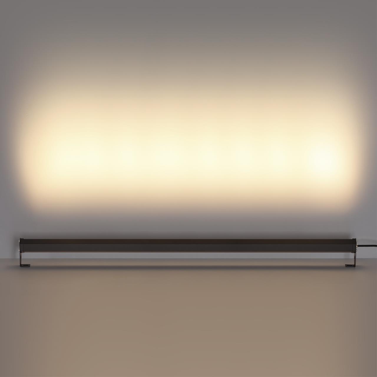 Фасадный светильник 9*100 см, 1*LED*12W Odeon Light GRAZE 7040/22WL черный