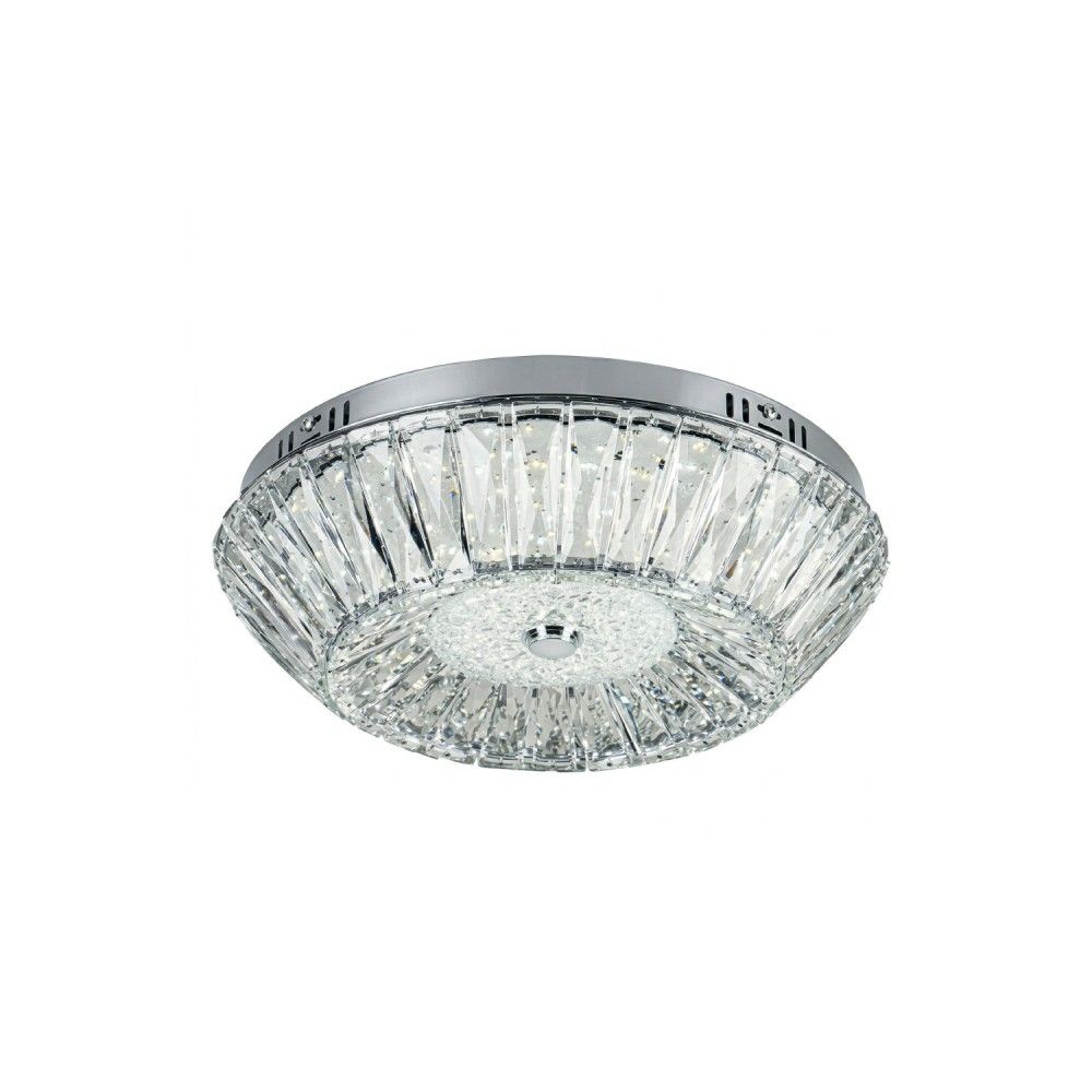 Потолочный cветильник 40 см, 72W, 3000-6000K, LED4U L1190-400 CR, хром