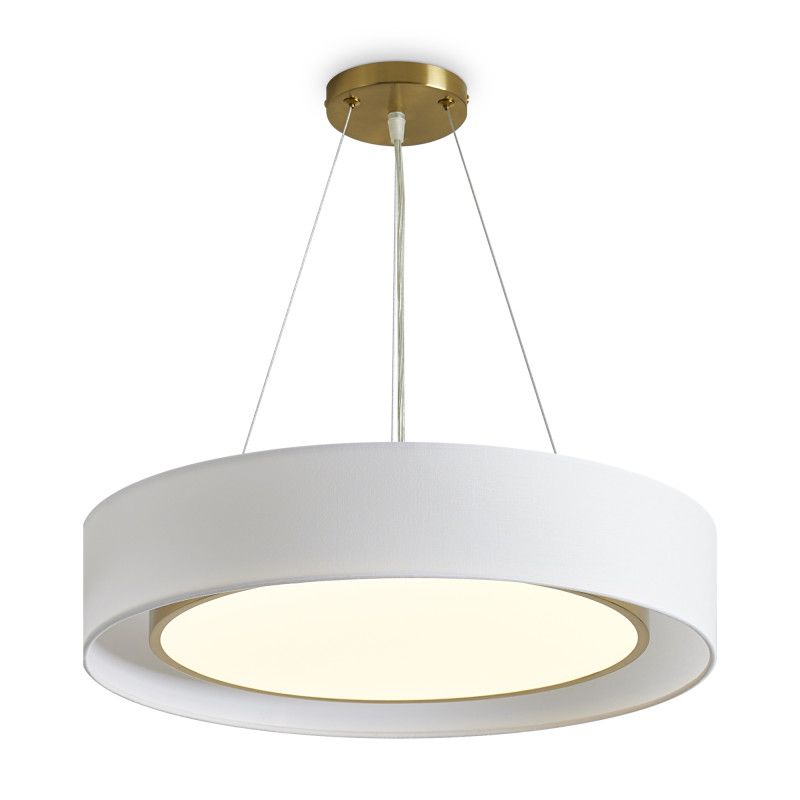 Подвесной светильник с диммером 50*50*105 см, LED*31W, 3000K, Freya Cozy FR6170PL-L52BS, латунный