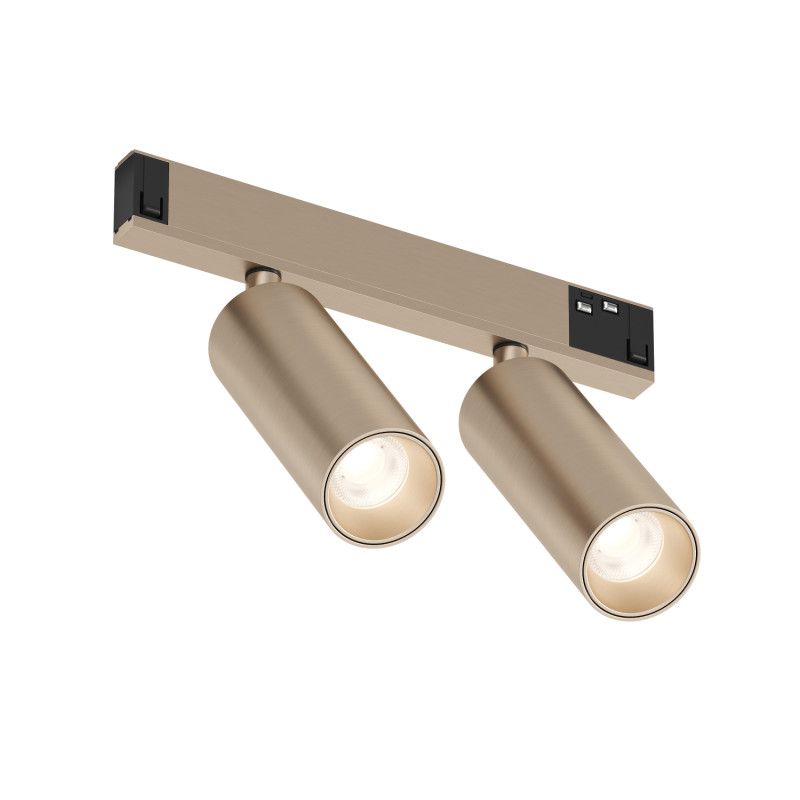 Светильник на шине 17*3,5*10 см, *LED*16W, 3000K, Denkirs SHINE PRIME SPOT 3000К | ШАЙН ПРАЙМ СПОТ 3000К DK4742-CP, шампань
