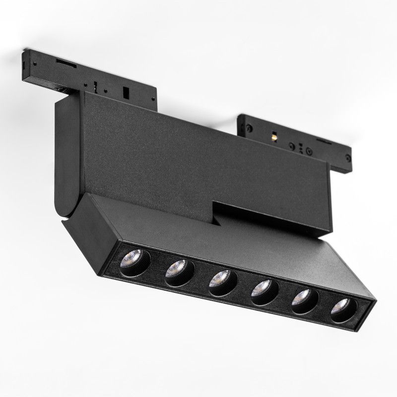 Светильник на шине 15,4*1,5*-8,9 см, *LED*6W, 3000K, Lightstar Linea 206937, черный