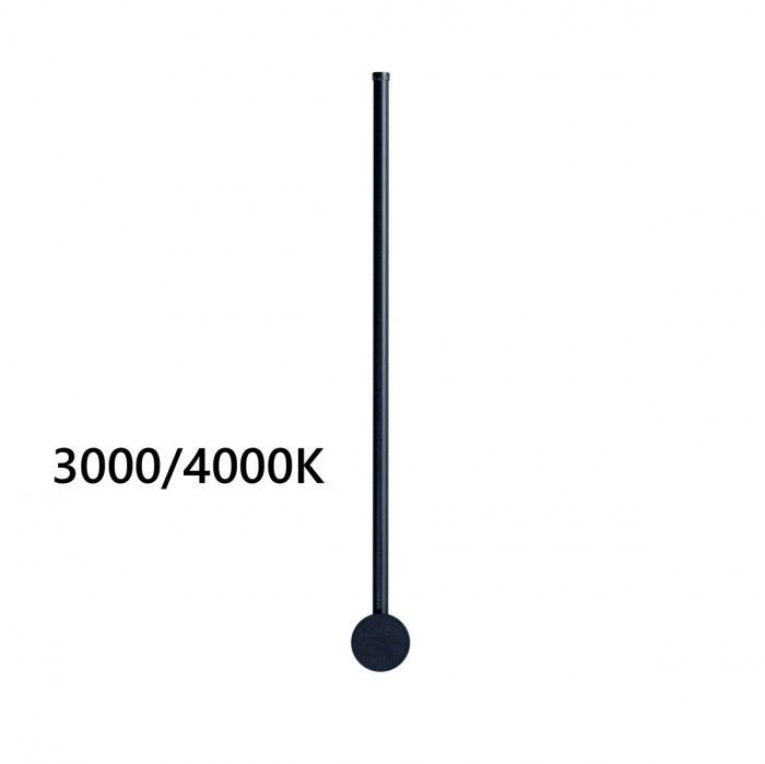 Настенный светильник 61 см, 12W, 3000-4000K, Odeon Light 4335/12WLP, черный