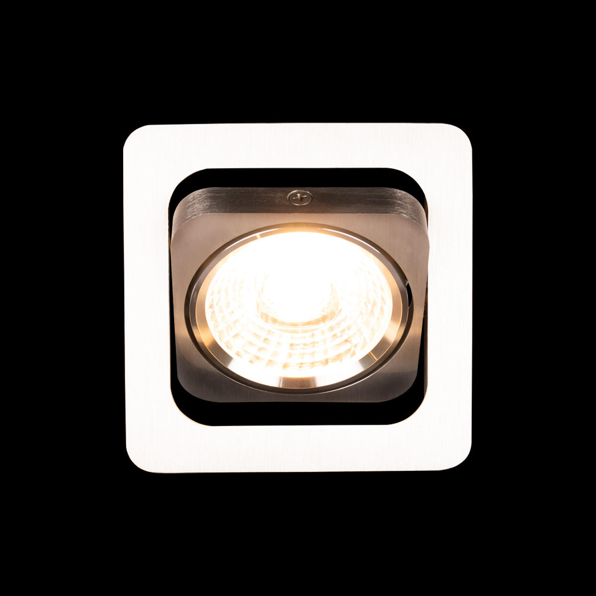 Встраиваемый светильник 12*12*7 см, 1*LED*20W 4000K LOFT IT Screen 10328/B Chrome серебро