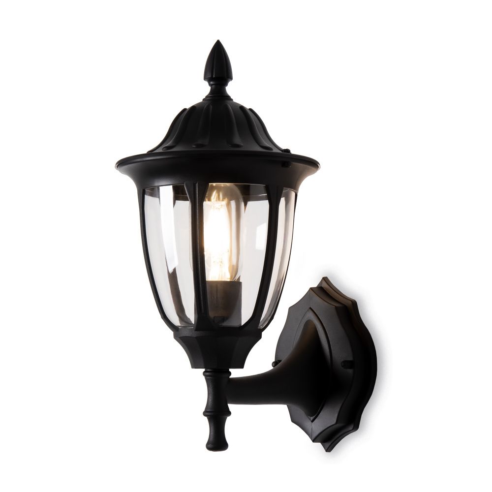 Уличное бра 21*16,3*-33 см, 1*E27*13W Voltega  VGL7305WL-01B, Черный