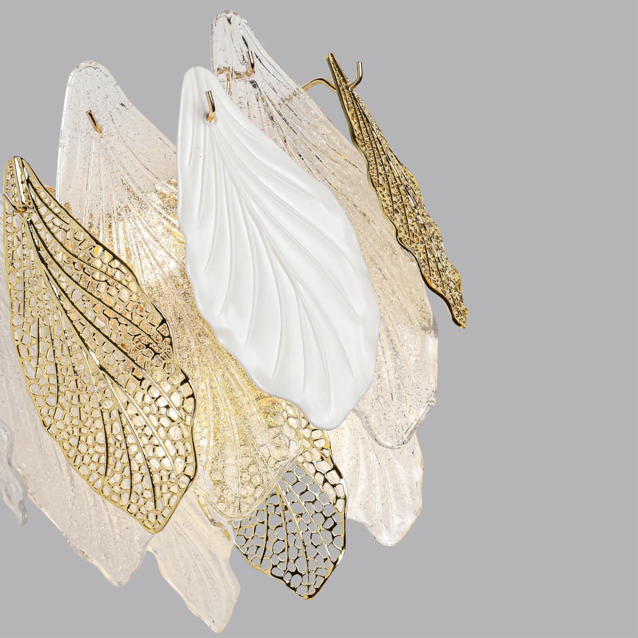 Бра 32*32*34 см, 3 Е14*40W, Odeon Light Lace, золотой 5052/3W