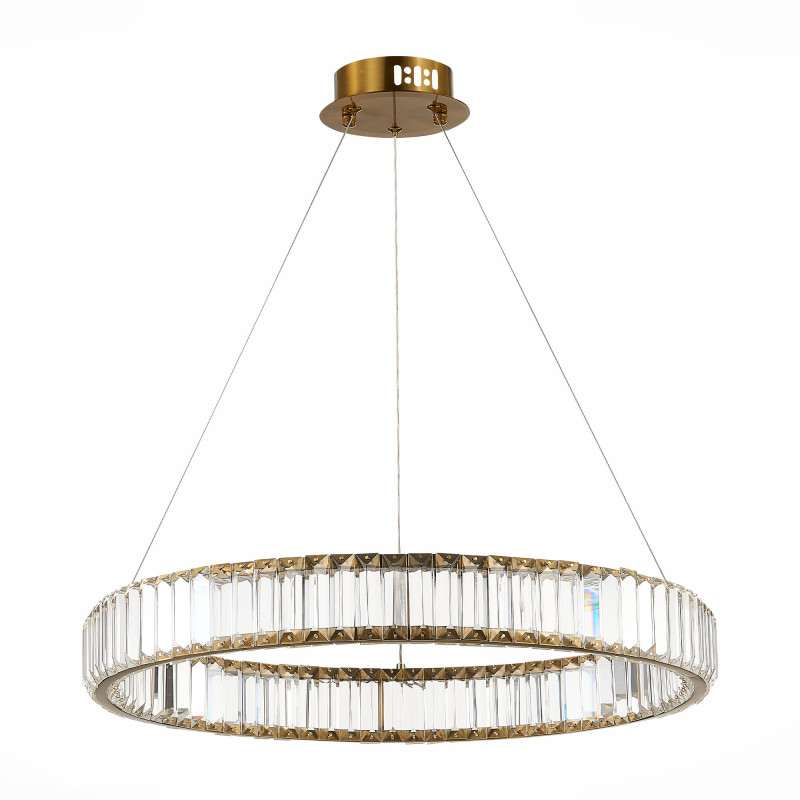 Люстра подвесная 62 см, 40W 4000K ST LUCE TIVOLI SL1622.363.01 Латунь