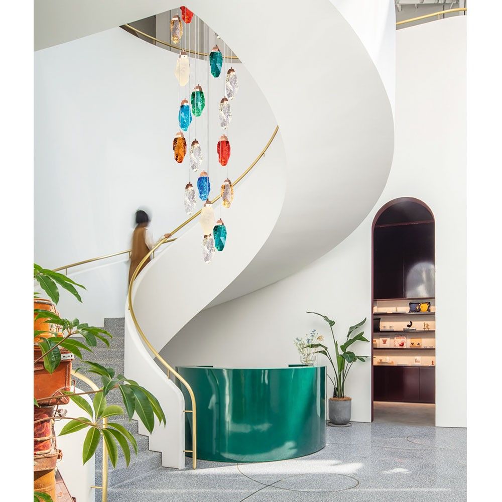 Подвесная люстра 55*55*260 см, LED 161W, 4000K, Золото MODESTYLE MS.89140.25