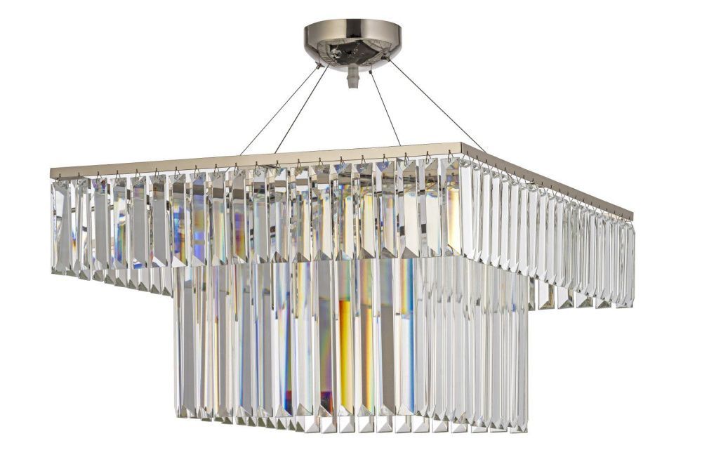 Люстра подвесная **26 см, 8*G9*40W, Arti Lampadari Enio Enio E 1.5.50.100 NP, никель