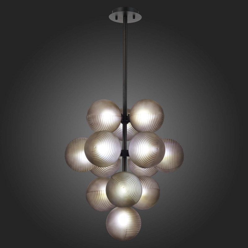 Люстра подвесная 50*96 см, 13 G9 5W, 4000K, Черный, St Luce Todo SL1184.403.13
