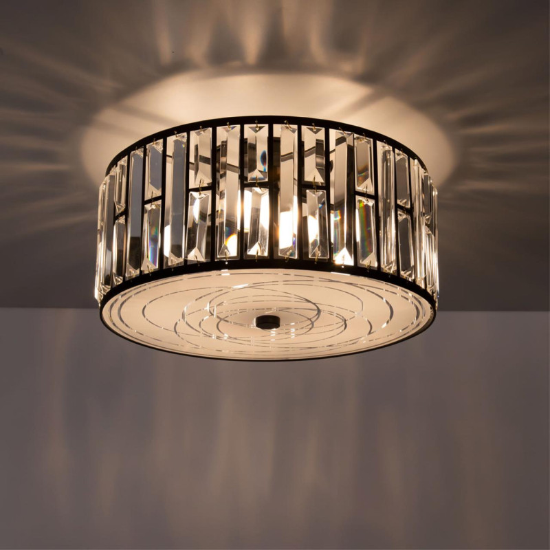 Люстра Citilux Гермес CL331151, диаметр 41 см, черный