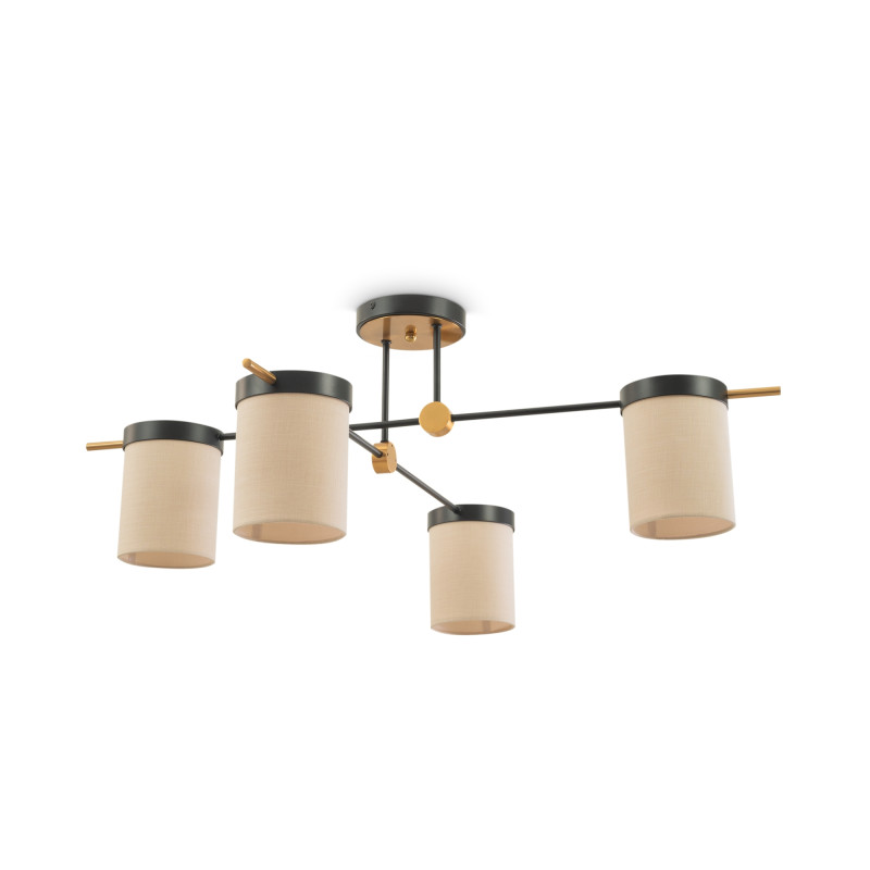 Светильник 96 см, Freya Bogy FR5377CL-04B, черный